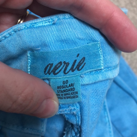 aerie Denim - Bright blue skinny pants